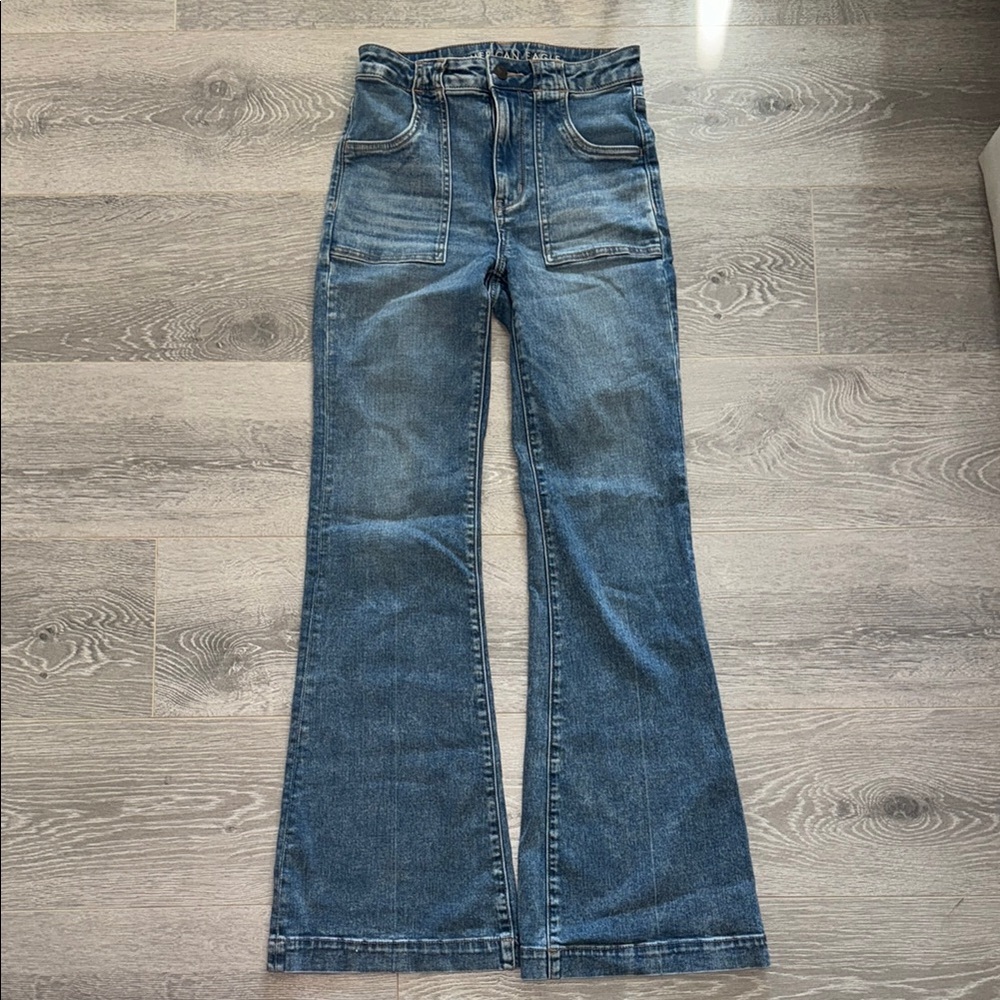 American Eagle Blue Flare Jeans